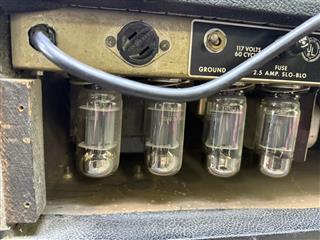 1965 Fender Showman Blackface Tube Amp Head Model AB763 Vintage